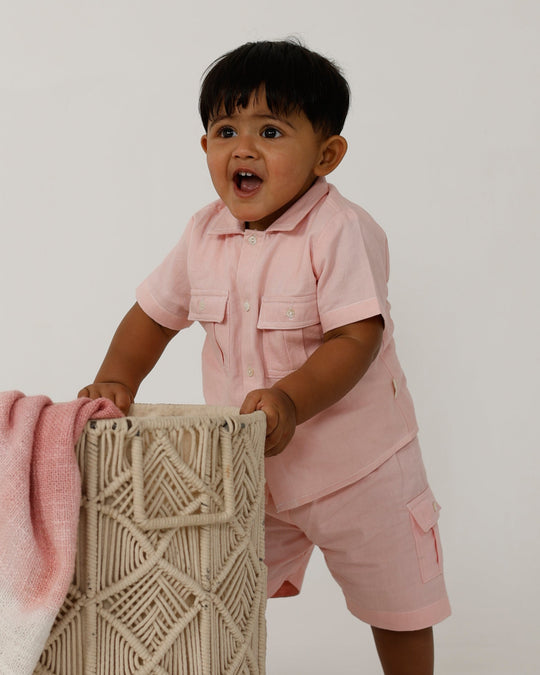 Cargo Coord Set Pink