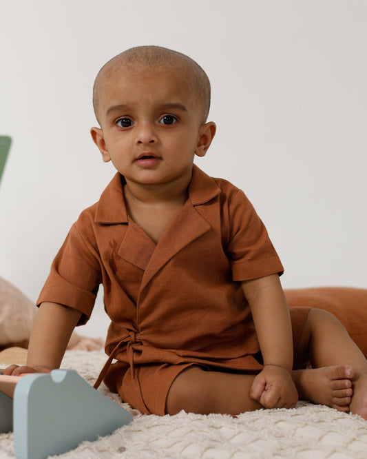 Angrakha Coord Set Mocha