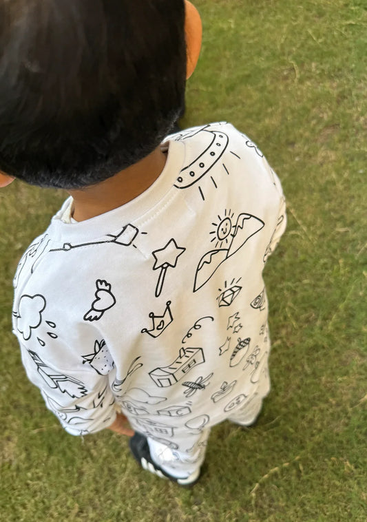 Colour Me Doodle Pajama Set