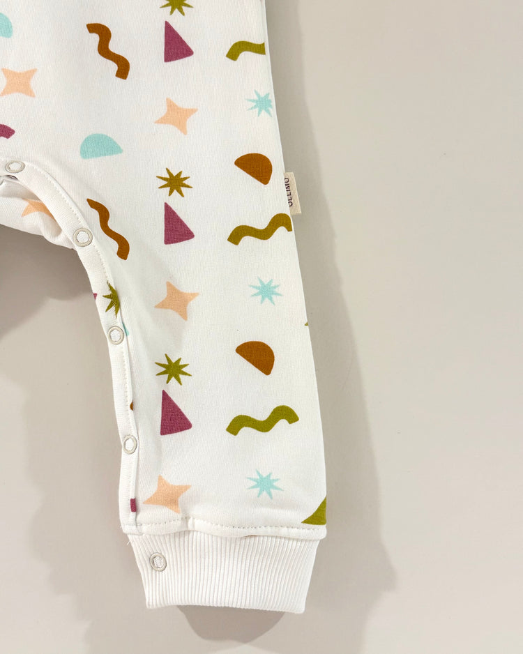 Ivory Confetti Romper