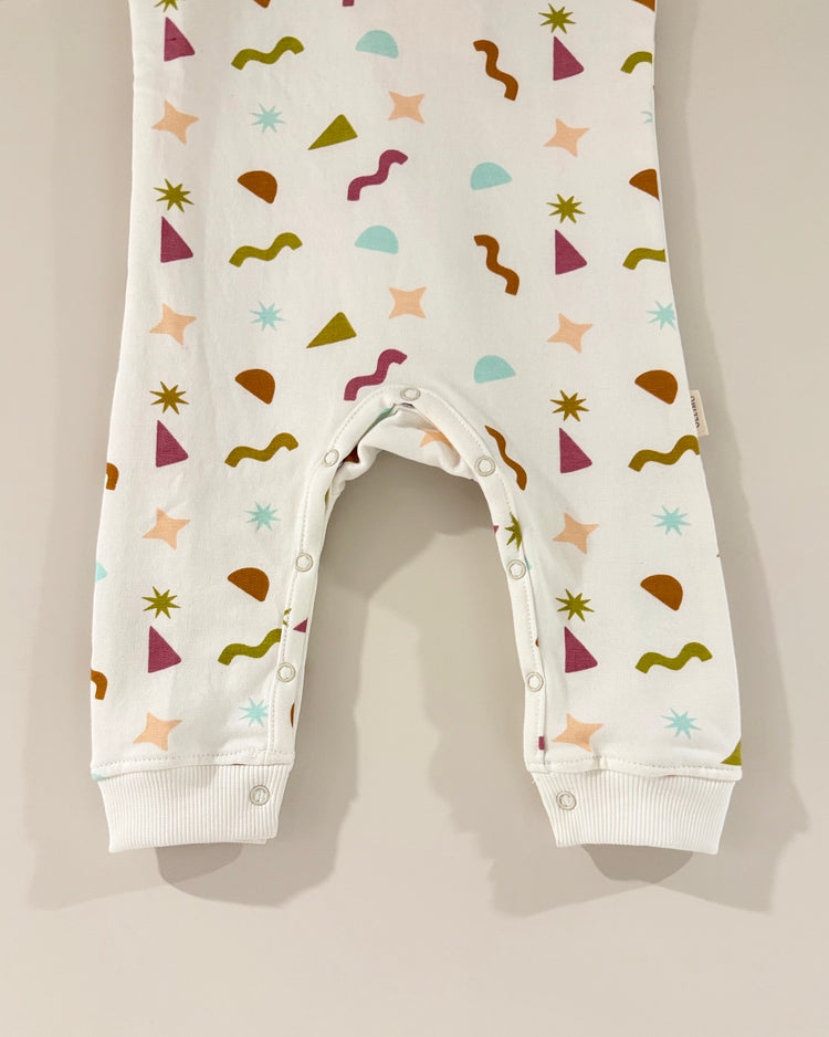 Ivory Confetti Romper