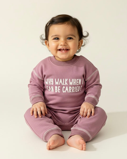 Lavender Carry Me Romper