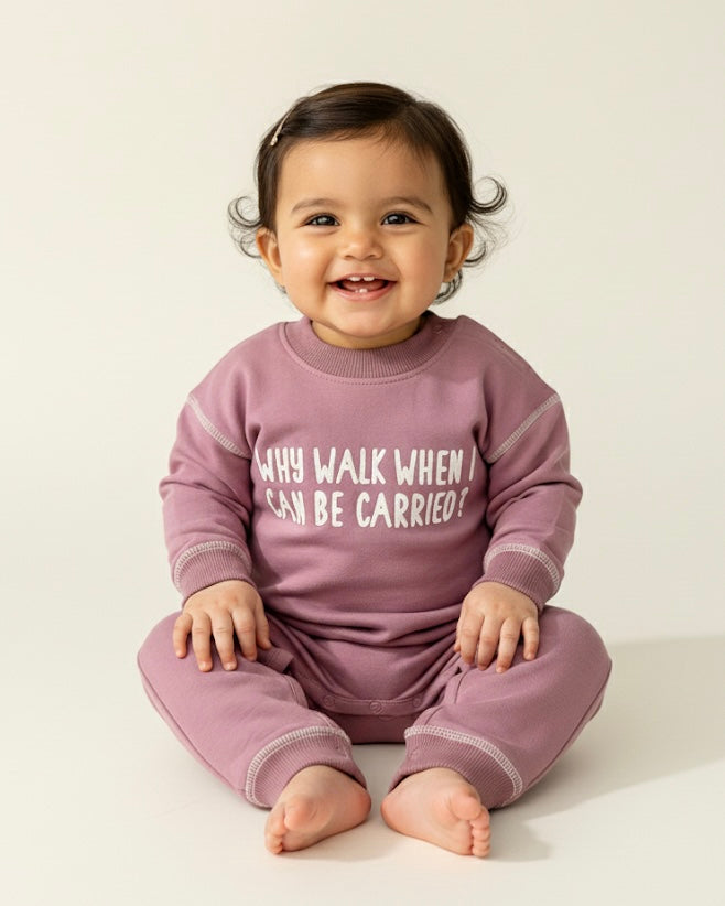 Lavender Carry Me Romper