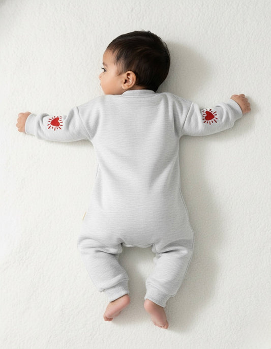 Ecru Cuddle Buddy Romper