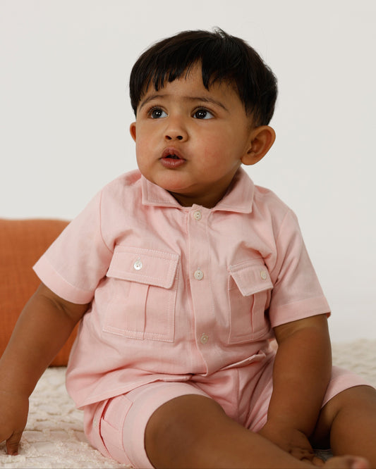 Cargo Coord Set Pink